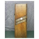 18' tall wooden kraut cutter