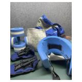 Hydro-Tone water exercise belt, weights, dumb