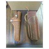 Hunter 12 Leather Cowboy holster and Viking 80