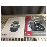 Box of engine repair books