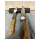 10' Chef Ekco Forge knife, and 8' Ekco Forge