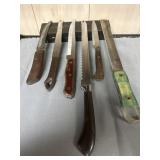 6 Butcher Knives