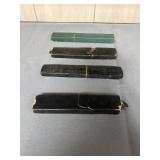 Four straight razors