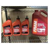 Various lubricants - 2 1/2 quarts, maybe 1 gal