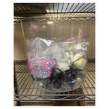 Small plastic fish aquarium and goodies