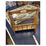 Wooden magazine holder