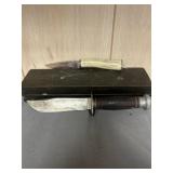Case Hunting Knife and Bone handle hunting knife