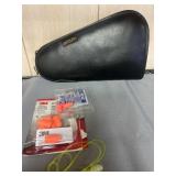 Killin gun case and some ear plugs