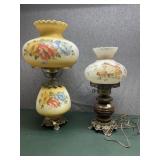 Two Electric Gone with wind style Lamps