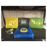 4 Lego cases and various Legos