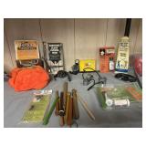 Hunting items:  Hat, Pheasant Call, scent, 2