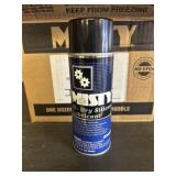 12 cans of Misty Si-Dry Silicone Spray