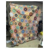 Approx 72'x 80ï¿½ Quilt - Grandmothers Flower Garden
