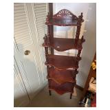 Five tier shelf