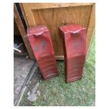 Set metal ramps