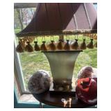 Brass based lamp