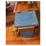 Wooden Trash Bin