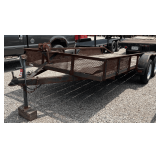 Bryan Flatbed Utility Trailer - No Title