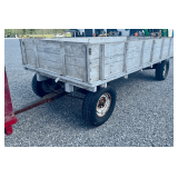 Electric 5024-A Running Gear with Grain/Hay Flatbed