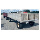 Electric 5024-A Running Gear with Grain/Hay Flatbed