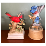 Red Bird Themed Music Boxes