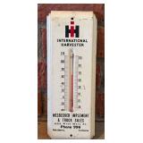 IH Metal Advertising Thermometer From Madison IN