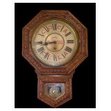 Early Oak "Drink Coca-Cola 5-Cent" Advertising Wall Clock