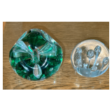 Zimmerman Glass Pencil Holder & Paperweight