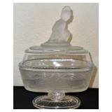 EAPG Configural Compote with Lid