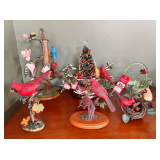 Danbury Mint Red Bird Themed Collectibles