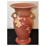 Roseville Apple Blossom 385-8" Vase