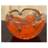 Zimmerman Art Glass Ash Tray