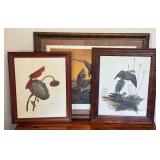 Ray Harm Wildlife Themed Framed Artwork