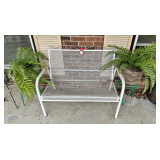 36" Metal Bench & Plant Stands