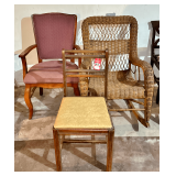 Wicker Rocker & Chairs