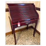 Modern Cherry Roll Top Desk