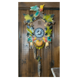 Early "Colorful Birds" Cuckoo Clock
