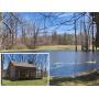 Madison Log Cabin with 8+ Ac & Lake Real Estate Online Auction
