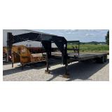2005 Kaufman Flatbed Gooseneck Trailer