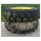 18.4-38 Tires on 10 Bolt Dual Rims