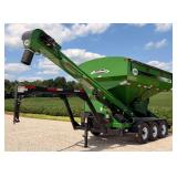 2013 J&M 375 ST Seed Tender on Gooseneck Trailer
