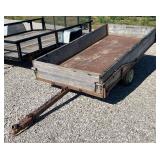 Flatbed Utility Trailer - No Title