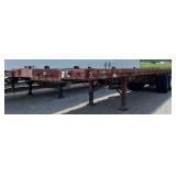 1988 Great Dane Flat Bed Semi Trailer