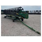 John Deere 930F Grain Head with Unverferth HT36 Header Cart