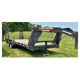 2014 Lawrimore 83X20E4GN Gooseneck Trailer