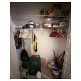 Closet Contents: Hangers, Small Appliances, Utensils