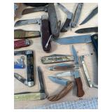 Large Collection of Knives (Longest O.L.10.5')