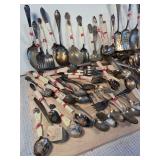 Large Lot Marked Antique Silverware