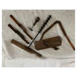 Old Wood Tool Assortment