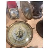 Ship Thermometer Brass Bell Navigation Lamp